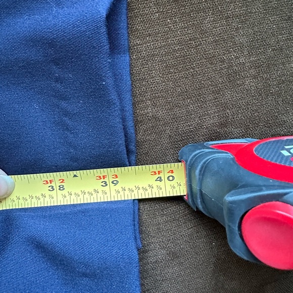 Sag Harbor NWTS Navy Blue Machine Washable Comfort Stretch Sz 12P Pleat… - Picture 15 of 15